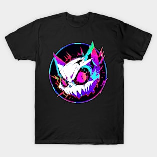 EDM Festival Rave Psychedelic Party Cat Rave T-Shirt